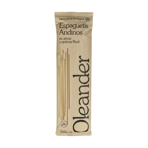 Espaguetis Andinos de Arroz y Quinoa Bio Sin Gluten Oleander